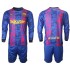 Camisola FC Barcelona Criança Equipamento Terceiro 2021-2022 Manga Comprida